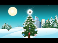 Новогодняя Flash открытка SCM 2009