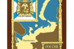 Дизайн настенной плакетки «Россия. Архангельская область»