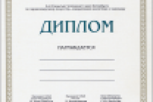 Диплом чемпионата Санкт-Петербурга по парикмахерскому искусству