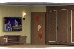 Спальная комната (орех) (Тип1) - (ВВ)