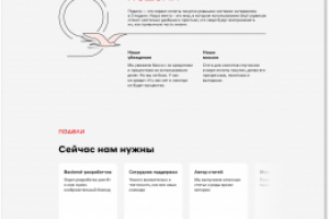 Лендинг HR страницы