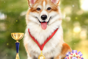 Корги победитель