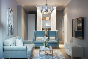 Гостиная в стиле неоклассика