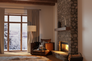 Гостиная в загородном доме