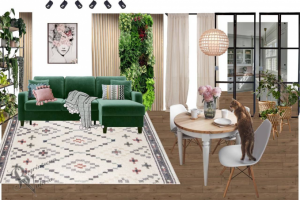 Гостиная в старом фонде