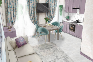 Кухня-гостиная Петергоф