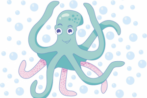 Осьминог иллюстрация вектор