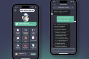 Дизайн приложения Chat GPT для iOS