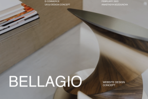 Bellagio. Дизайн-концепт салона итальянской мебели.