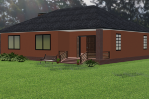 Визуализация коттеджа