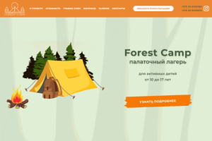 Сайт http://forestcamp.by/