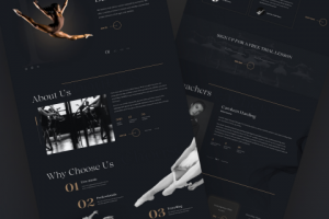 Лендинг Балетная студия