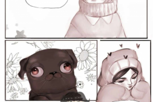 комикс собака