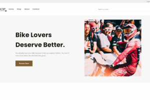 Сайт Интернет-Магазин велосипедов