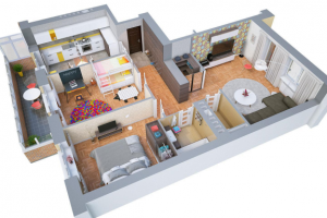 3D планировка квартиры
