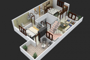 3D планировка квартиры