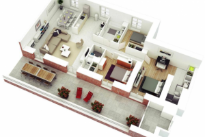 3D планировка квартиры