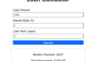Loan Calculator