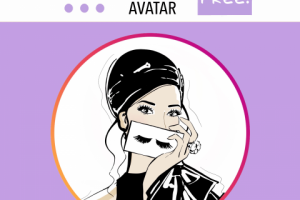 Инстаграм аватар для мастера по наращиванию ресниц