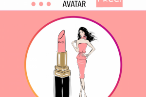 Инстаграм аватар для визажиста