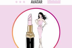 Инстаграм аватар для визажиста