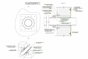 Проектирование узлов прохода инженерных коммуникаций + 3д модель