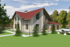 Дом из газобетона на 240 м2