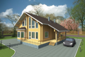 Дом из бруса на 220 м2