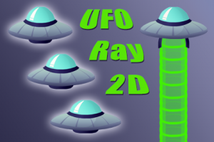 UFO with magnetic beam