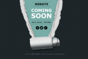 Сайт-заглушка для проведения изменений на основном сайте