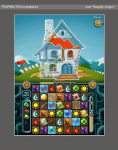 интерфейс для казуальной игры Naughty dragon