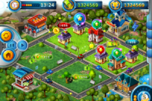 соц игра "Особняк мечты" концепт-карта локации и интрефейс