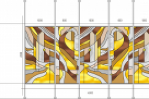 эскиз к витражу