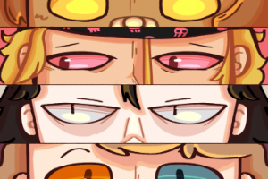 Постер "Глаза главных героев"