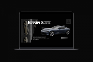 Лендинг - Ferrari Roma