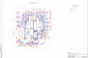 План вентиляции ресторана