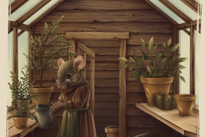 Мышка Мими и ее зимний сад