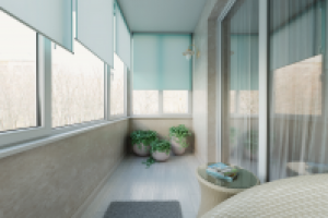 Визуализация балкона