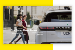 Land Rover Concept Website