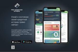 Лэндинг для мобильного приложения Кредитная История