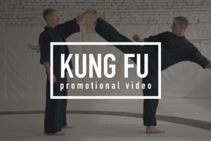 Реклама школы кунг-фу "Чёрный Дракон"