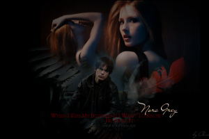 Фан-арт №1 по мотивам серии книг "Молчание" / Hush, hush