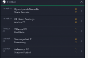 Моб. версия vbet.com (Yii2 / ReactJS + Redux)