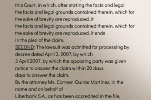 Перевод юридического документа с Испанского на Английский