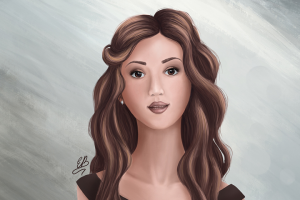 Девушка. Иллюстрация.