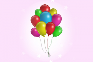 "Воздушные шарики" иллюстрация