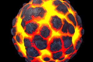 Стилизованная текстура пола из лавы