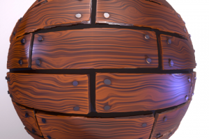 Стилизованная текстура стены из досок