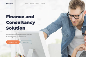 одностраничный сайт на HTML, CSS, javascript