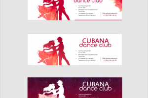 Дизайн шапки ВК для танцевального клуба